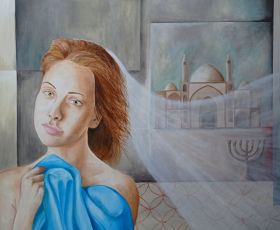 Estera, oil on canvas, 2022