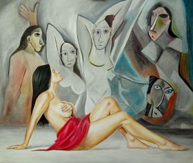 Rachab, oil on canvas, 2022